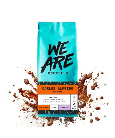 Coffee Beans 227g Bag Whole Bean Coffee Honduras Coffee Beans Chocolate & Fruits Notes 100% Arabica Light Roast Speciality Freshly Roasted (We Are Coffee Co) Whole Bean 227 g (Pack of 1)