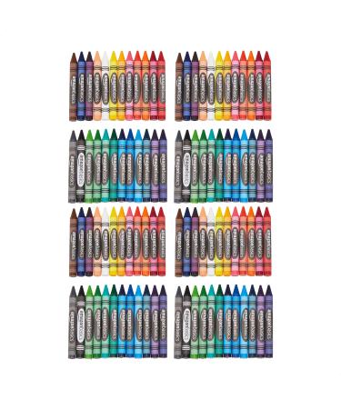 Amazon Basics Jumbo Crayons - 24 Assorted Colors 4-Pack Jumbo 24 Count (Pack of 4)