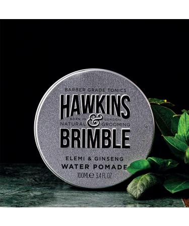 Hawkins & Brimble Gentlemen's Water Pomade - 100ml Pack - Daily Ritual Hair Styling with Elemi & Ginseng - Firm Hold Pomade for Men - Buy Online on SooperMarket.com