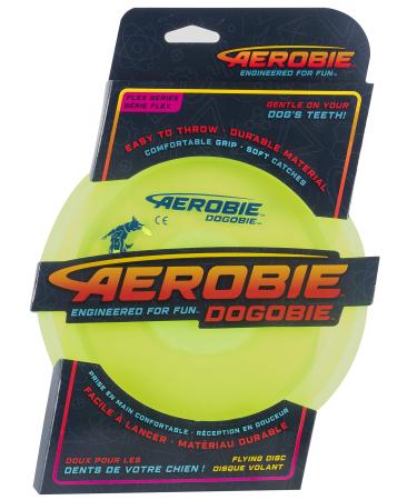 Aerobie Dogobie Disc - 8" Diameter Puncture and Tear Resistant. Available in Blue and Yellow 2019 Model