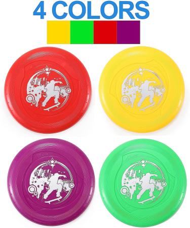 Liberty Imports 12 PCS 9-Inch Plastic Flying Discs Set for Outdoor Sports - Great for Kids & Adults - Buy Online on SooperMarket.com