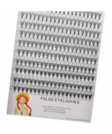 Large D Curl Cluster Lashes - 20 Roots Soft Individual Premade Fans (15mm) | Natural Volume False Eyelashes for International Shipping - Buy Online on SooperMarket.com