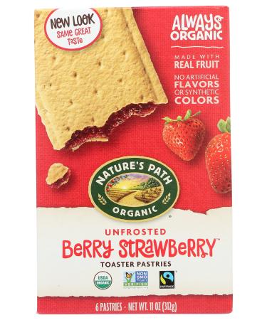 Nature's Path Toaster Pastries, Strawberry Un-Frosted, 6 ct