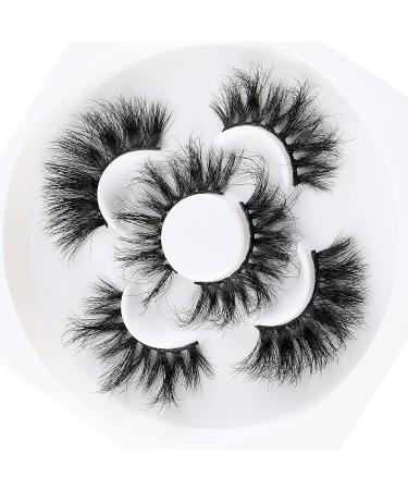 Shop 25mm 3D Mink Lashes | Full Volume Fluffy & Dramatic Eyelash Extensions - Cruelty-Free Siberian Mink - Buy Online on SooperMarket.com