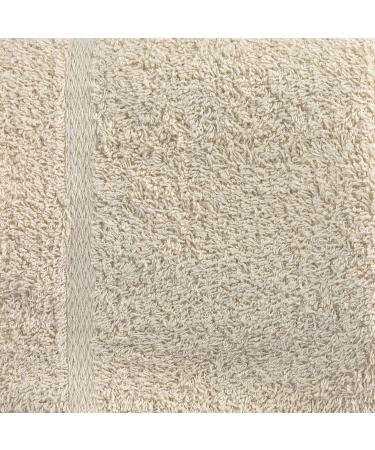 1888 Mills Crown Touch 24-Piece Utility Washcloth Set - Beige | 100% Cotton Microfiber Alternative - Buy Online on SooperMarket.com