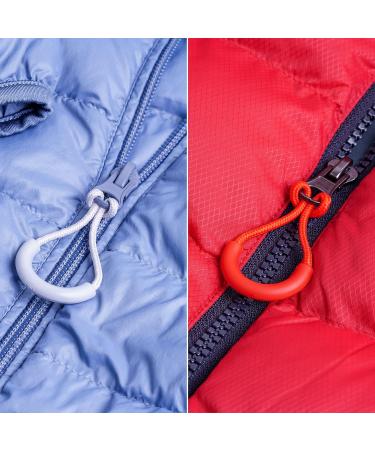 40 Colorful Zipper Pendants - 60x30mm Nylon Replacement Zippers Set for Repair - Threading Accessories - Buy Online on SooperMarket.com
