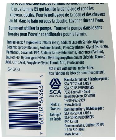 TENA ProSkin Scented Shampoo & Body Wash - 16.9 oz | International Shipping Available - Buy Online on SooperMarket.com