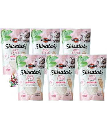MIYATA - Shirataki Konjac Rice Form - Pack of 6 - (6 x 270g/ATG 200g) 1.2 kg (Pack of 1)