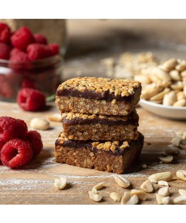 TRIBE Protein Flapjacks - Choc Peanut - Vegan Dairy and Gluten Free - Raspberry Flavor - 12 x 50g Bars - Buy Online on SooperMarket.com