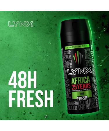 Lynx Africa Manwasher Gift Set with Shower Sponge, Loofahs, Exfoliating Body Brush, and Deodorant - Ultimate Bath and Shower Combo - Buy Online on SooperMarket.com