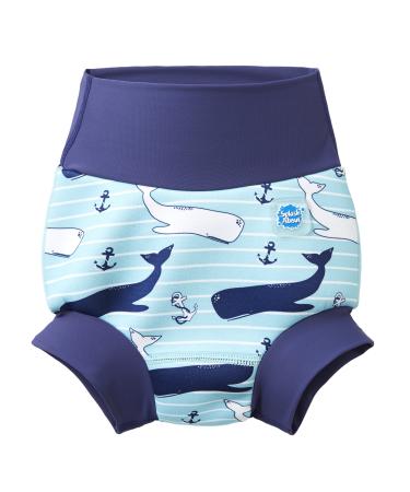 Splash About Baby & Toddler Happy Nappy Reusable Swim Nappy Vintage Moby 6-12 Months