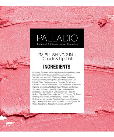 Palladio I m Blushing 2-in-1 Cheek & Lip Tint - Buildable Cream Blush, Hydrating, All-Day Wear, Sweetheart - Buy Online on SooperMarket.com