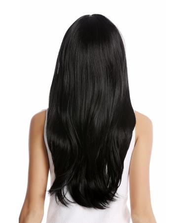 WIG ME UP GF-W2274-1 Jet Black Long Straight Ladies Wig with Sexy Bangs - Shop Now for International Shipping - Buy Online on SooperMarket.com
