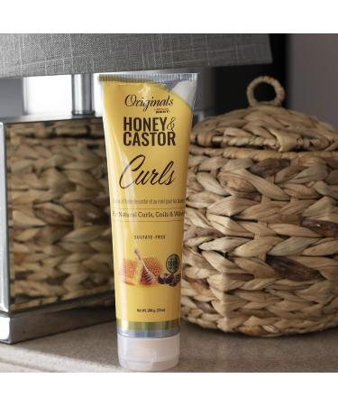 Shop Originals by Africa's Best Honey & Castor Curls - Sulfate-Free Natural Hair Care for Curls Coils & Waves - 10 oz - Buy Online on SooperMarket.com