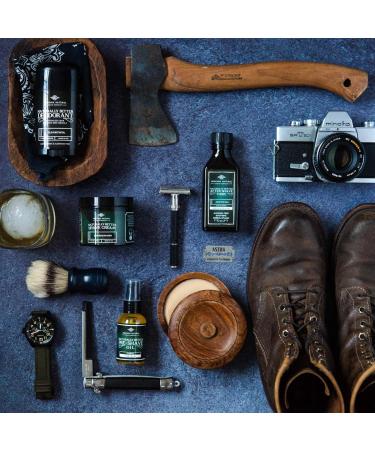 MNSC Mountain Man Deodorant - All-Natural Magnesium & Activated Charcoal Formula for Sensitive Skin - Aluminum-Free & Baking Soda-Free - Made in USA - Buy Online on SooperMarket.com