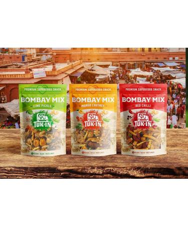 Lime Pickle Superfood Bombay Mix Case of 9 Units | Vegan Healthy Snack | Source of Magnesium - Buy Online on SooperMarket.com