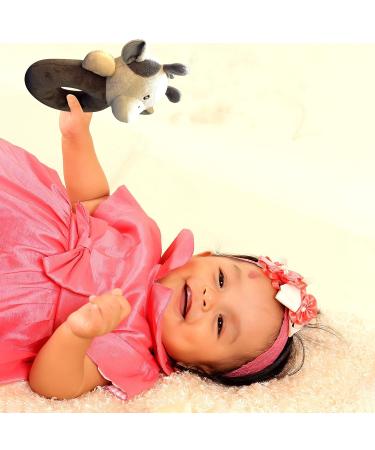 X-Large Premium Baby Rattle Teether by LittleFoot Nation - BPA Free, Extra Soft Plush Cow Teether for Safe Teething and Hand-Eye Coordination Development - Buy Online on SooperMarket.com