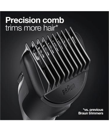 Braun Beard Trimmer Series 5 & Hair Clippers with Gillette Fusion5 ProGlide Razor 39 Length Settings UK 2 Pin Plug BT5260 Black/Silver - Buy Online on SooperMarket.com