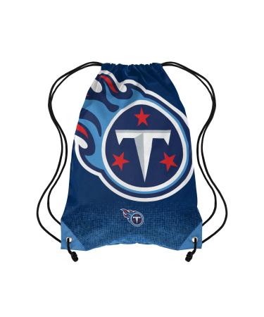 NFL Football Team Logo Drawstring Backpack Bag Plectrum Team Tennessee Titans