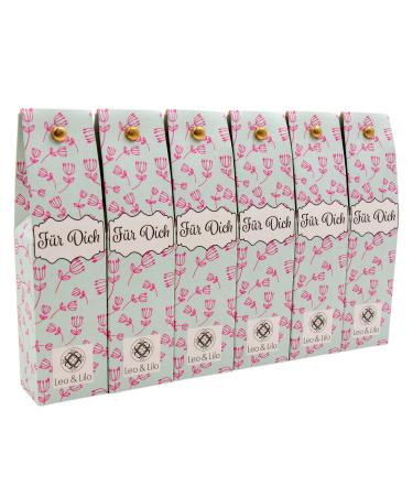 Leo & Lilo Little Greeting For You Gift Set with 6 Hand Creams with Organic Oils in Magical Packaging Natural Cosmetics
