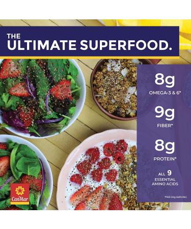 CanMar Organic Hemp Seeds (12oz) - Milled & Roasted | Plant-Based Protein | Omega-3, Omega-6, GLA | Fiber-Rich & Gluten-Free - Buy Online on SooperMarket.com