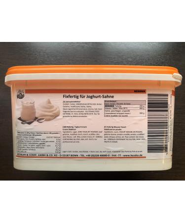 Yoghurt Kessko cream stock 900 g cream stand cream stiffener cream 0.9 kg (yoghurt)