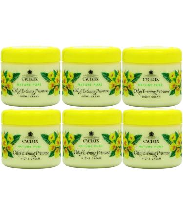 6x Cyclax Nature Pure Night Cream Oil of Evening Primrose 300ml