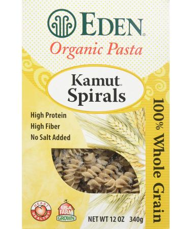 Eden Kamut Spirals, Organic, 100% Whole Grain, 12-Ounce (Pack of 6)