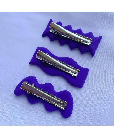 Set of 3 Wavy Rectangle Shape Hair Clip Barrette Cutters - Buy Online on SooperMarket.com