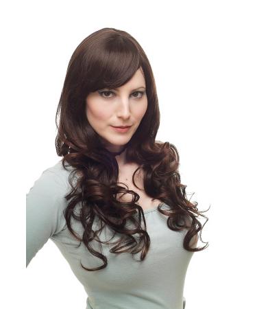 Buy Women's Long Wavy Brown Mahogany Wig | H3101-2T33 | Curly Style International Shipping - Buy Online on SooperMarket.com