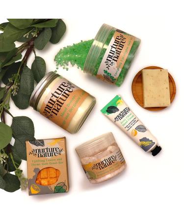 Nurture by Nature Botanicals Spa Gift Basket | Essential Oils Bath Set for Relaxation & Re-Energizing | Mothers Day Gift - Buy Online on SooperMarket.com