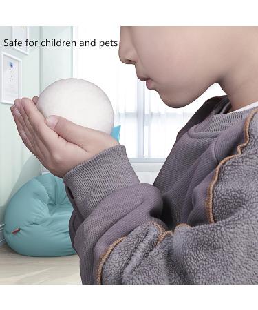 Wool Dryer Balls XL Pack of 6 - Reusable Organic Fabric Softener for Laundry - Baby Safe & Anti Static - Reduces Wrinkles & Cling - Buy Online on SooperMarket.com