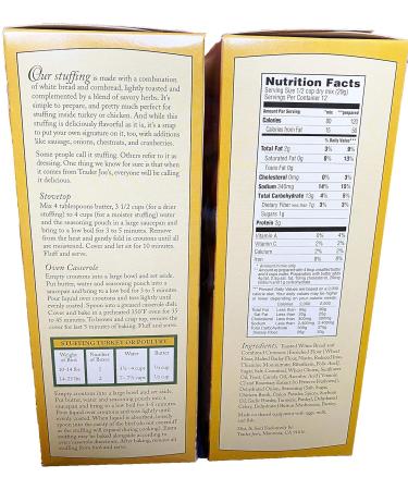 Trader Joe's Cornbread Stuffing Mix 2-Pack - Delicious Thanksgiving Side - Buy Online on SooperMarket.com