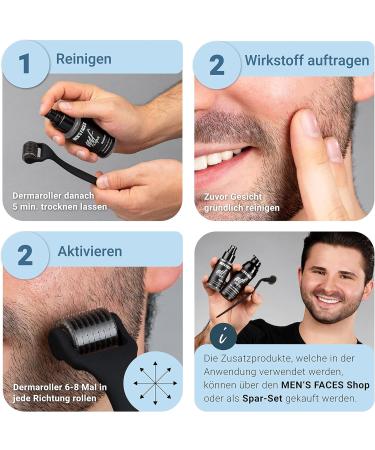 BART ROLLER 192 - 0.5mm Dermaroller for Men | Accelerate Beard & Hair Growth | Bart Care for Faster Growth - Buy Online on SooperMarket.com