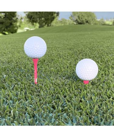 GoSports XL Golf Tees - 200 Player's Pack - 3.25 Inch Premium Wooden Tees - Choose Pink Tee Color - Buy Online on SooperMarket.com