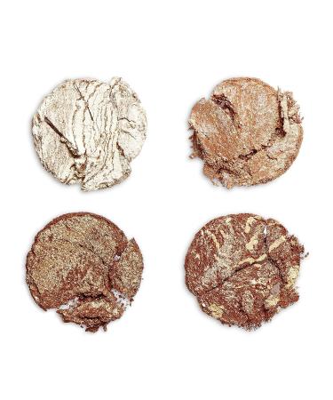 Makeup Revolution Cheek Kit - Sunkissed Glow Bronzer & Highlighter Powder Palette 0.32 Oz - Vegan & Cruelty-Free - Buy Online on SooperMarket.com