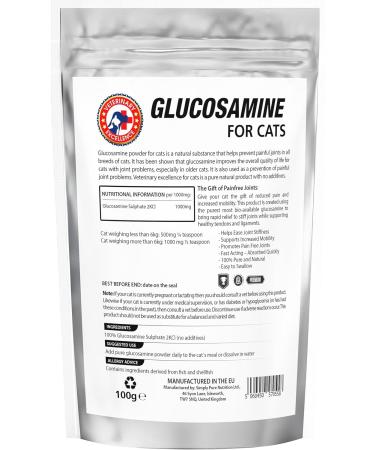 Veterinary Excellence Glucosamine for Cats 100 g (Pack of 1) - Buy Online on SooperMarket.com