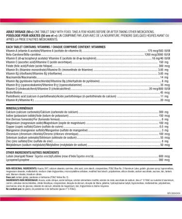 Centrum Adult Select Essentials Multivitamins for Men & Women 50 Plus & Women 50 Plus Multivitamins/Minerals Supplement for Women 50+ 90 Tablets (Packaging May Vary) - Buy Online on SooperMarket.com