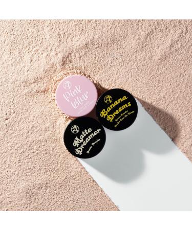 W7 Loose Face Powder Trio - 3 Piece Set | Banana Nude & Pink - Ultra-Fine Setting Powder for Flawless Makeup - International Shipping - Buy Online on SooperMarket.com