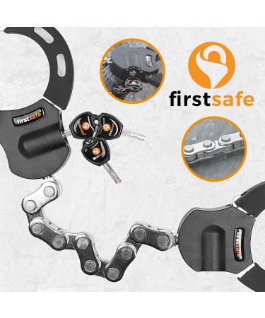 FIRSTSAFE E Scooter Castle - Theft-Proof Handpage Lock for e-Bikes & E-Scooters | Silicone Protection Against Scratches | High-Security Bicycle Lock - Buy Online on SooperMarket.com