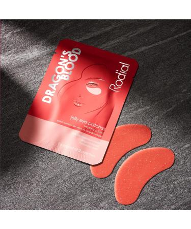 Rodial Dragon's Blood Jelly Eye Patches - 4 x 2 Pcs | Refresh & Revitalize Your Eyes | International Shipping - Buy Online on SooperMarket.com