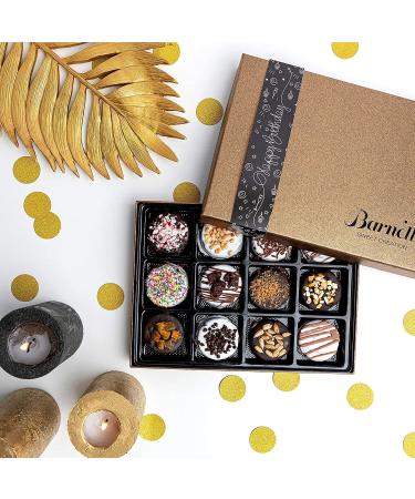 Barnetts Chocolate Cookies Birthday Gift Basket - Gourmet Happy Birthdays Cake Box for Men & Women | Unique Flavors for Husband, Wife, Mom, Dad, Boyfriend, Girlfriend - Buy Online on SooperMarket.com