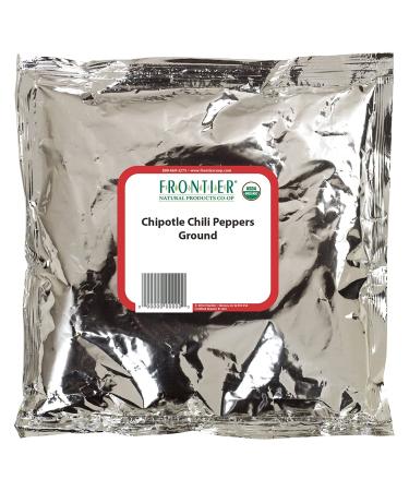 Organic Certified Frontier Chipotle Chili Peppers Ground - 16 oz Bag - Buy Online on SooperMarket.com