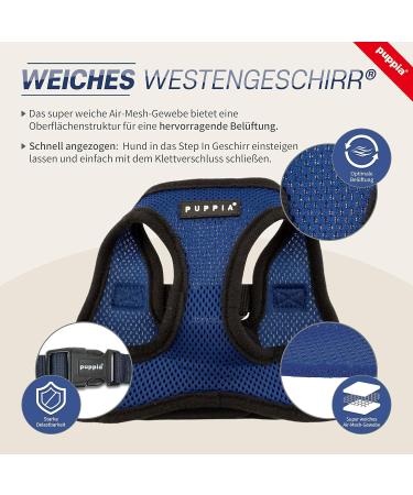 Buy Puppia Dog Harness for Small & Medium Dogs - Soft Vest Available in Colors | Atani Train Crockery for Dogs - Brown XS - Buy Online on SooperMarket.com