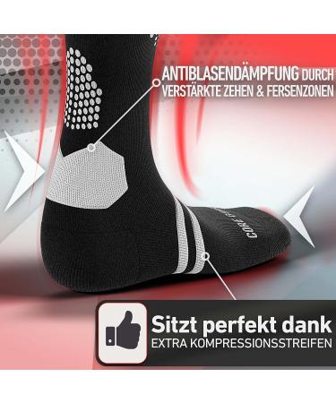 Core Gorimo Compression Stockings - Breathable Anti-Bubble Protection for Running & Jogging - Unisex 43-46 Black & White - Buy Online on SooperMarket.com