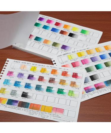 HG Art Concepts Painters Color Diary - 9x12 Spiral-Bound Swatch Book for Watercolor & Mixed Media - Buy Online on SooperMarket.com
