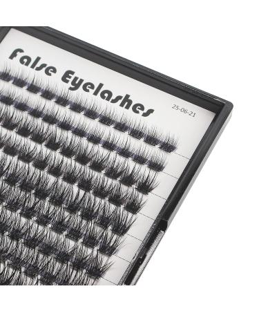 Large Tray- 120 Clusters Mixed D Curl False Eyelashes Makeup DIY Extensions (10-12-14-16mm) - Buy Online on SooperMarket.com