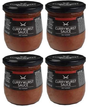 Zanzibar Sylt Currywurst Sauce - Spicy Sharp Flavor (1400 ml) | 4 Pack Authentic German Curry Sauce for International Shipping - Buy Online on SooperMarket.com
