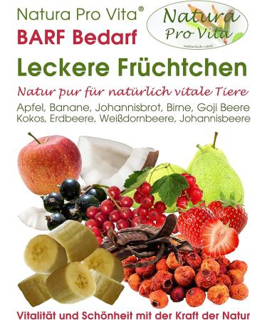 Barffruits Dog Natural Fruit Mixture - Gluten-Free Grain-Free Sugar-Free Vitamin-Rich - 1kg All-Natural Dog Treats - Buy Online on SooperMarket.com