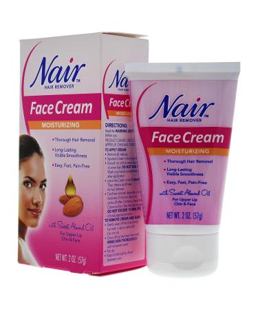 Nair Face Cream 2 OZ - Gentle Facial Hair Removal Cream - Buy Online on SooperMarket.com